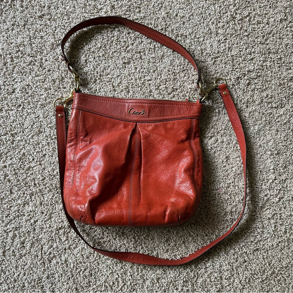 Coach Ashley Hippie Leather Crossbody Bag